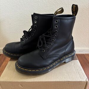Dr. Martens 1460 Black Leather Lace Up Boots